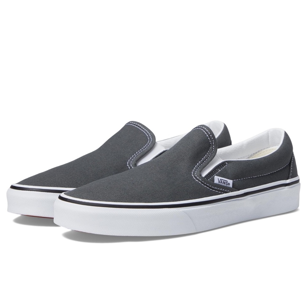 Van’s Classic Slip On Sneaker - Gray and White